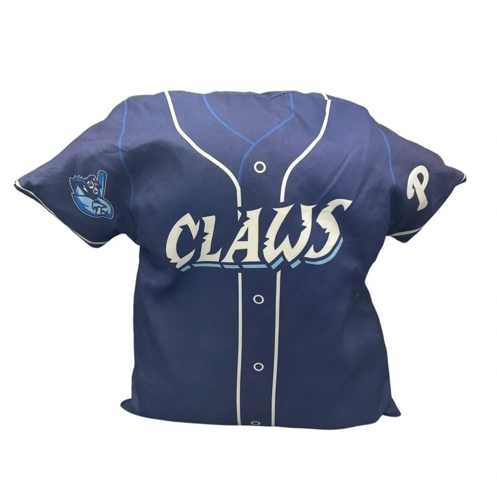 LAKEWOOD BLUECLAWS BASEBALL PILLOW – TEAM SPORTS FAN COLLECTIBLE